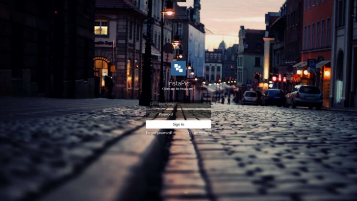 โปรแกรม Instagram บนเครื่องคอมพิวเตอร์ InstaPic