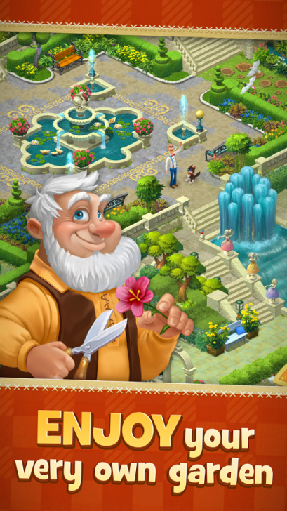 App เกมส์เรียงสี Gardenscapes App เกมส์เรียงสี Gardenscapes
