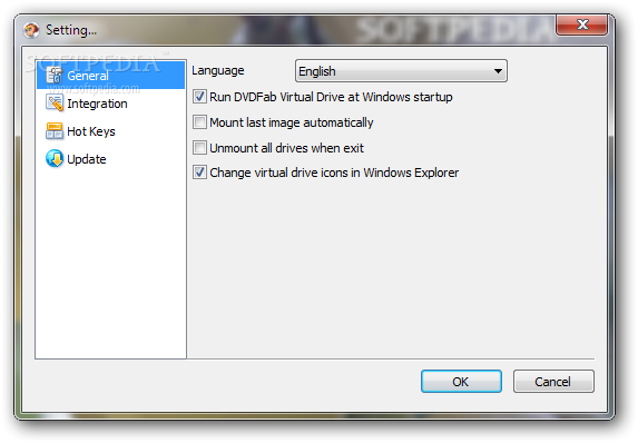 โปรแกรมจำลองไดรฟ์ DVDFab Virtual Drive