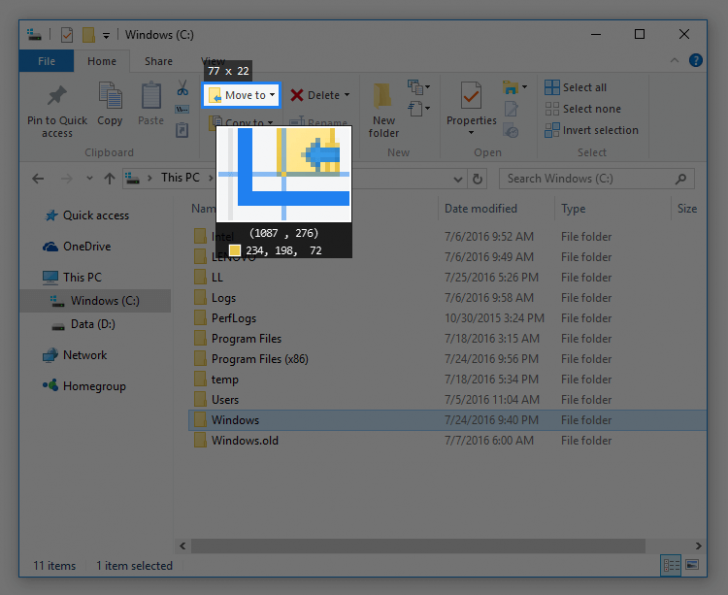 โปรแรกมจับภาพหน้าจอ Snipaste