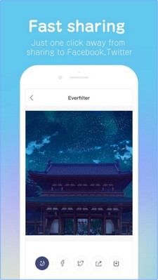 App แปลงภาพถ่ายเป็นการ์ตูน Everfilter