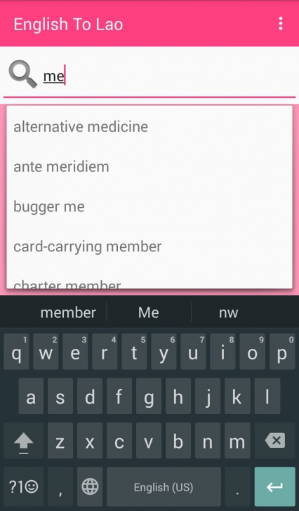 App แปลภาษาลาวอังกฤษ LAO EN Dictionary