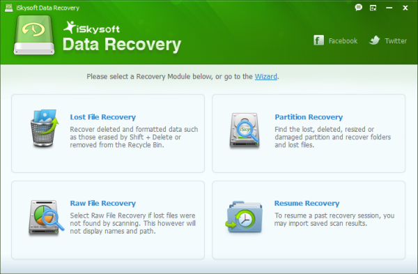 โปรแกรมกู้ข้อมูล iSkysoft Data Recovery โปรแกรมกู้ข้อมูล iSkysoft Data Recovery