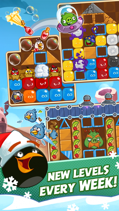 App เกมส์นกกริ้ว Angry Birds Blast