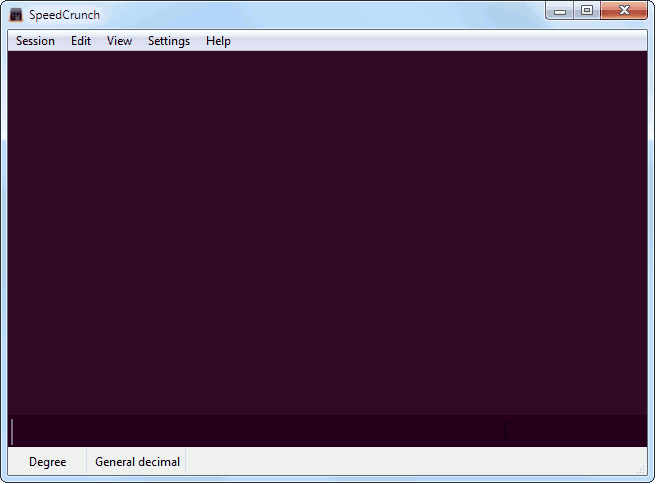 โปรแกรมคำนวณ SpeedCrunch