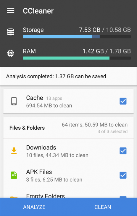 ดาวน์โหลด CCleaner