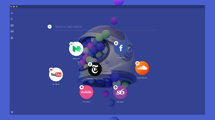 โปรแกรมเว็บเบราว์เซอร์ Opera Neon