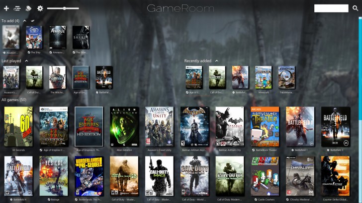 โปรแกรมรวมเกมส์ GameRoom