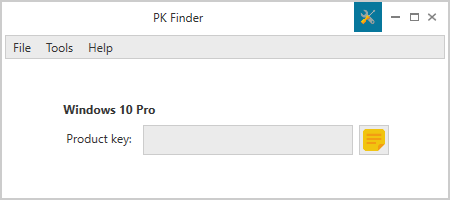 โปรแกรมหาโปรดักส์คีย์ PK Finder โปรแกรมหาโปรดักส์คีย์ PK Finder