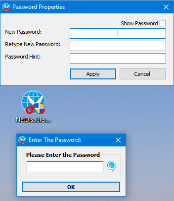 โปรแกรมควบคุมอินเตอร์เน็ต และ เน็ตเวิร์ค NetDisabler โปรแกรมควบคุมอินเตอร์เน็ต และ เน็ตเวิร์ค NetDisabler