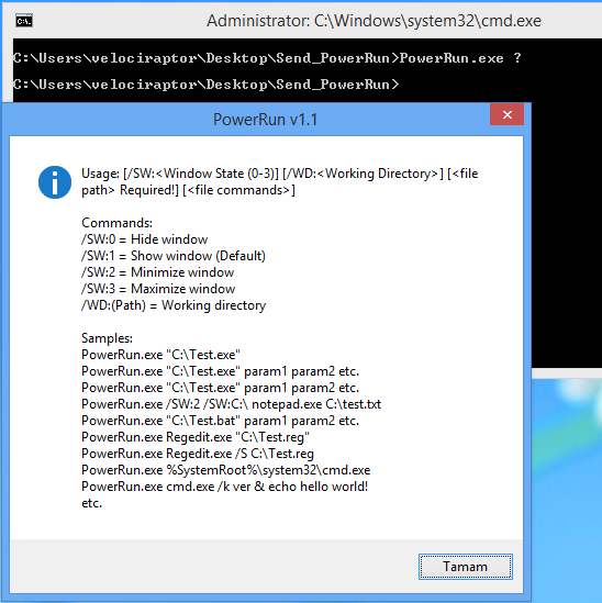 โปรแกรมเปิดโปรแกรม รันคำสั่ง PowerRun