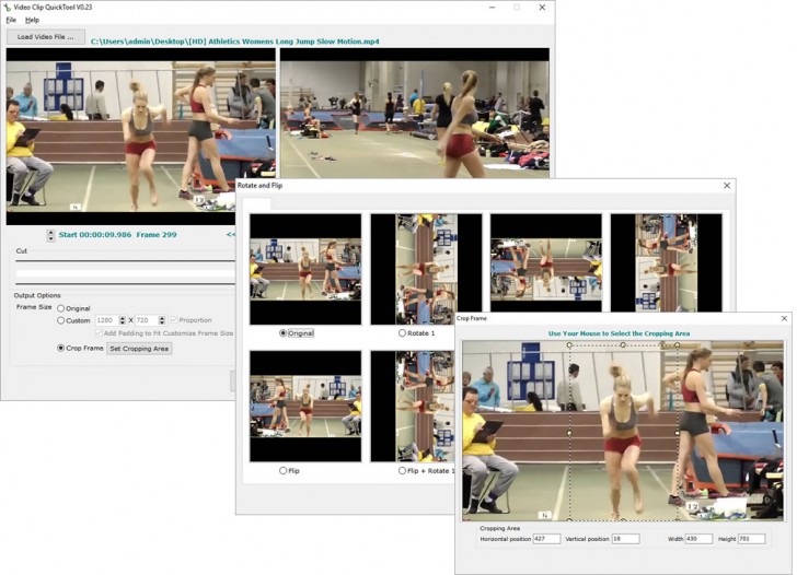 โปรแกรมแก้ไขวิดีโอ Video Clip QuickTool