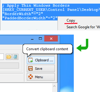โปรแกรมแปลงไฟล์ Reg Converter