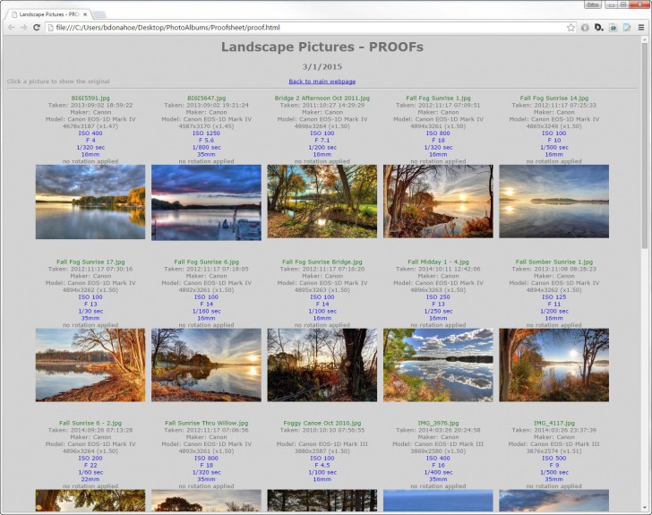 โปรแกรมแชร์ภาพถ่าย รูปถ่าย PhotoPageGen