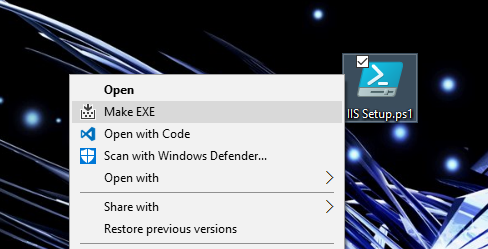 โปรแกรม สร้างไฟล์ Make-EXE