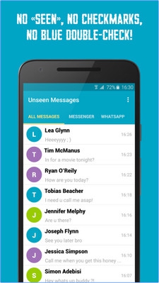 Unseen No Last Seen (App อ่านแชทแบบไม่ให้คนอื่นรู้ว่าอ่านแล้ว) : Unseen No Last Seen (App อ่านแชทแบบไม่ให้คนอื่นรู้ว่าอ่านแล้ว) :