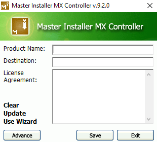 Master Installer (ตัวช่วยสร้างระบบ ติดตั้ง ของโปรแกรม) : 