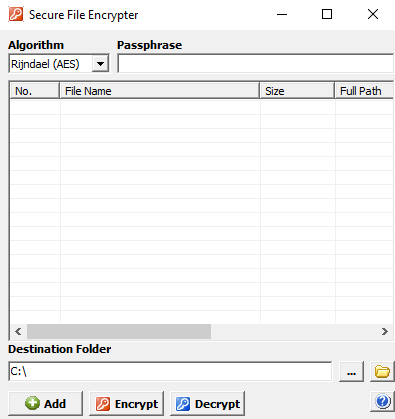 โปรแกรมเข้ารหัสไฟล์ Secure Encrypt