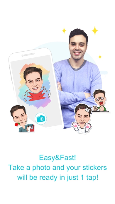 App ทำตัวการ์ตูน AiMee GIF Sticker Keyboard