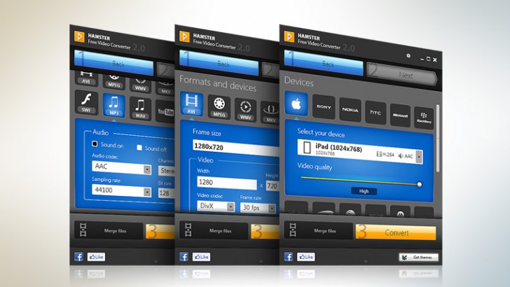 โปรแกรมแปลงไฟล์วิดีโอฟรี Hamster Free Video Converter
