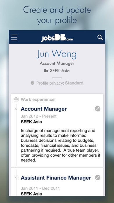 App หางาน ตำแหน่งงานว่าง jobsDB Job Search