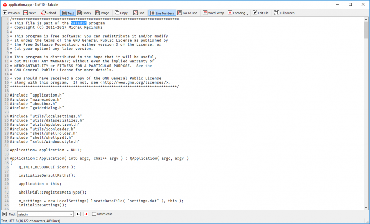 โปรแกรมจัดการไฟล์ Saladin 
