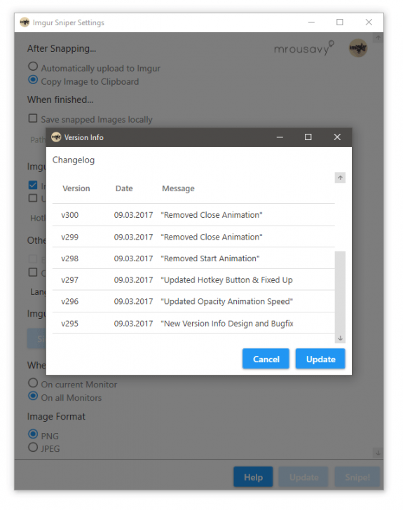 โปรแกรมบันทึกหน้าจอ ImgurSniper