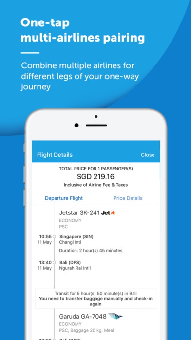 App ท่องเที่ยว จองตั๋วเครื่องบิน จองตั๋วโรงแรม Traveloka