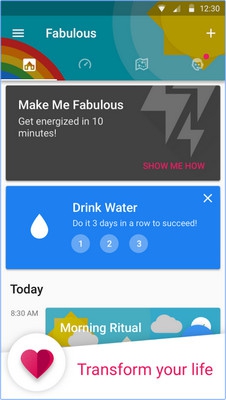 App สุขภาพดี ลดน้ำหนัก Fabulous Motivate Me App สุขภาพดี ลดน้ำหนัก Fabulous Motivate Me