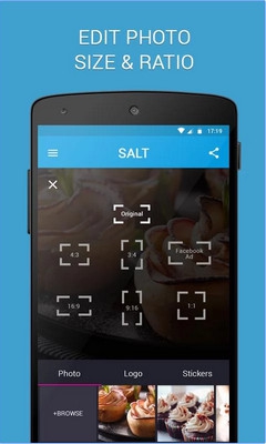 App ใส่ลายน้ำ แปะลายน้ำ ลงบนรูป SALT