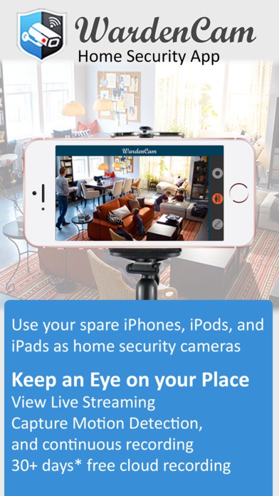 App กล้องวงจรปิด WardenCam