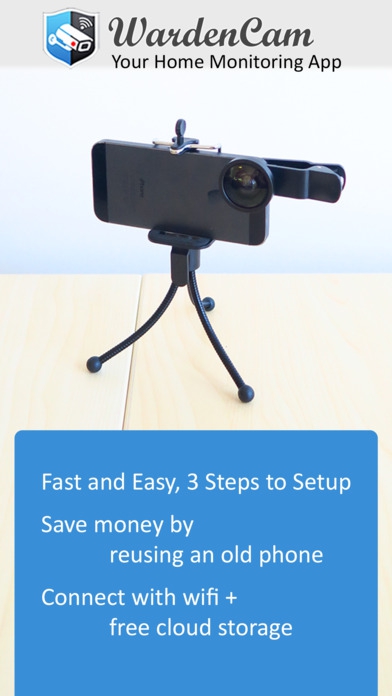 App กล้องวงจรปิด WardenCam