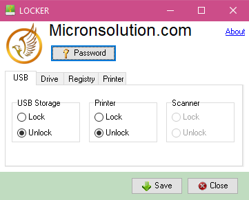 โปรแกรมล็อก USB ล็อก Printer ล็อก Scanner โปรแกรมล็อก USB ล็อก Printer ล็อก Scanner