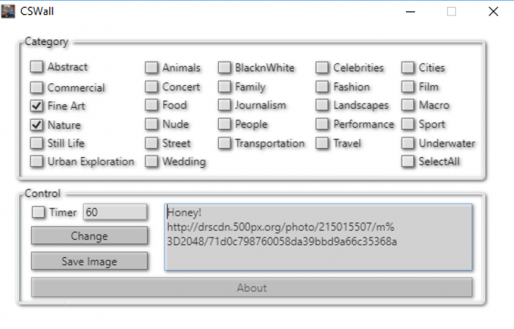 โปรแกรมเปลี่ยนพื้นหลัง วอลล์เปเปอร์ CSWall
