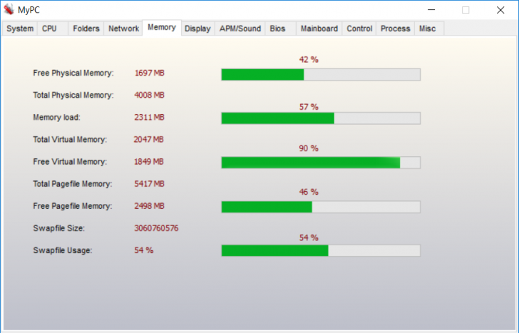 โปรแกรมดูสถานะคอมพิวเตอร์ MyPC