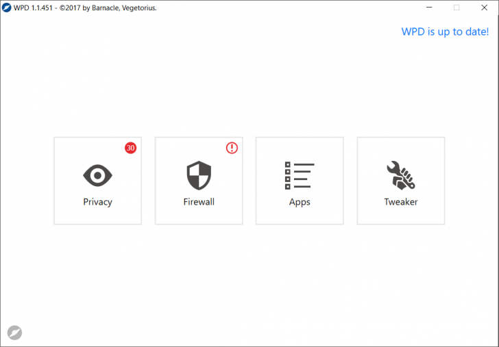 โปรแกรมตั้งค่าความเป็นส่วนตัว WPD