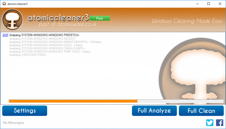  โปรแกรมล้างขยะไฟล์ atomiccleaner3