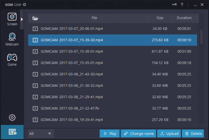 โปรแกรมอัดวิดีโอหน้าจอ GOM Cam
