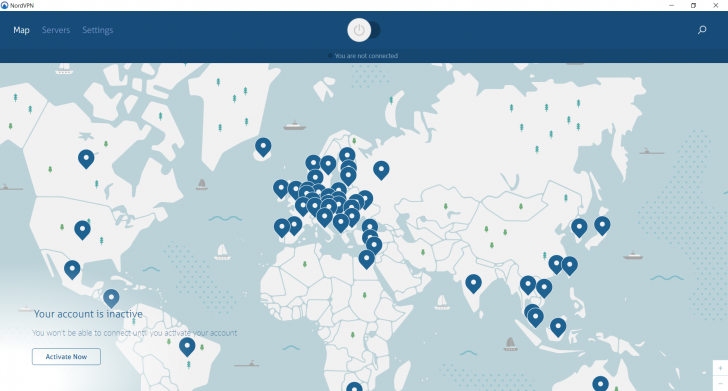 โปรแกรมสำหรับเข้าเว็บต่างประเทศ NordVPN 