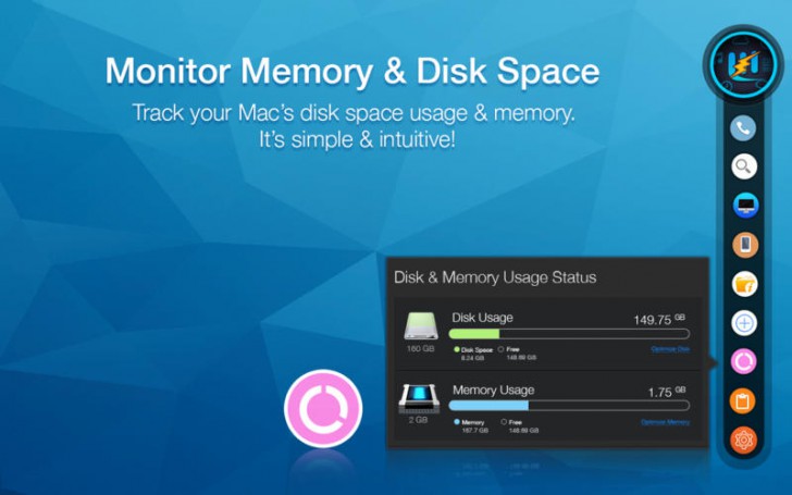  โปรแกรมแสดงทางลัด Power Widget