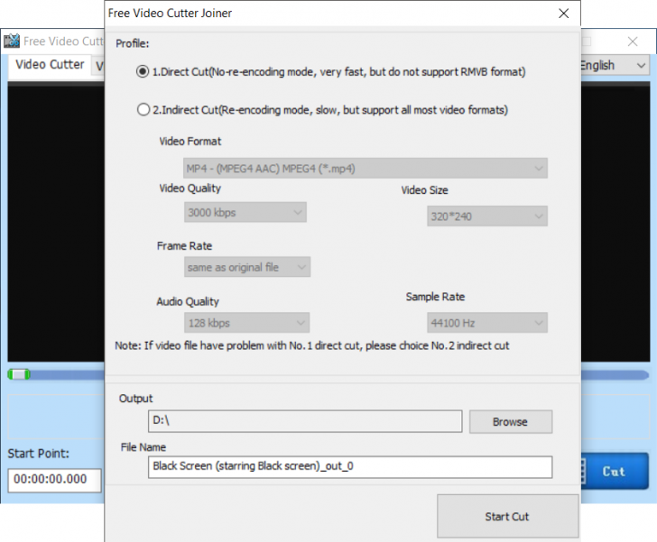 โปรแกรมตัดต่อวิดีโอ รวมไฟล์วิดีโอ Free Video Cutter Joiner
