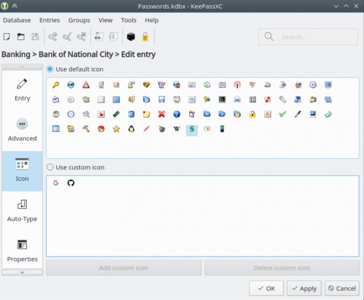 โปรแกรมจำรหัสผ่าน KeePassXC