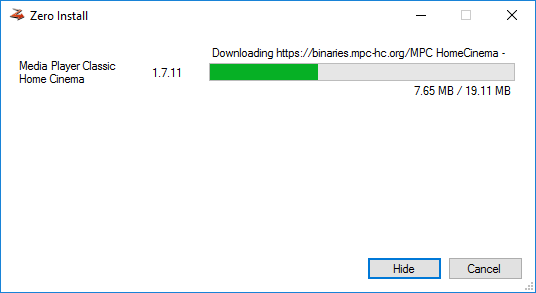 โปรแกรมเปิดโปรแกรมพกพา Zero Install