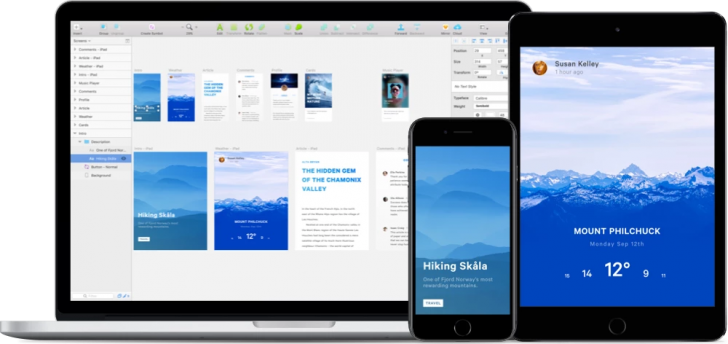 โปรแกรมออกแบบ Sketch