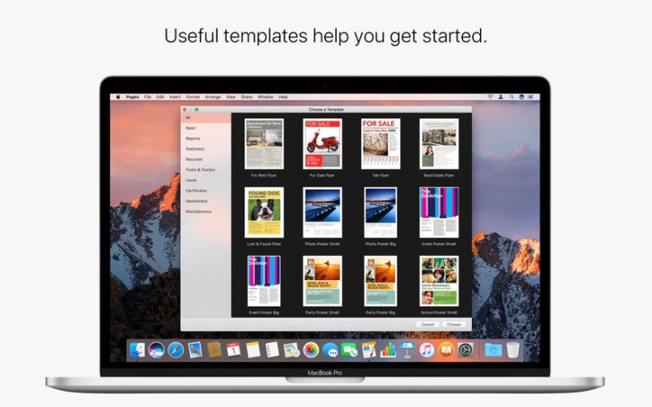  โปรแกรมพิมพ์เอกสาร Pages