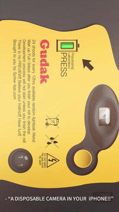 App ถ่ายภาพกล้องฟิล์มสุดคลาสสิค Gudak Cam