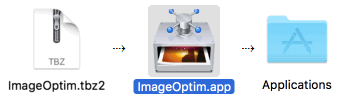 ImageOptim (โปรแกรม ImageOptim ย่อไฟล์ ย่อขนาดภาพ PNG สำหรับ Mac) : 