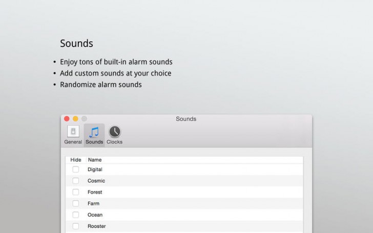 Wake Up Time (โปรแกรม Wake Up Time นาฬิกาปลุก ตั้งโต๊ะ บนเครื่อง Mac ฟรี) : 