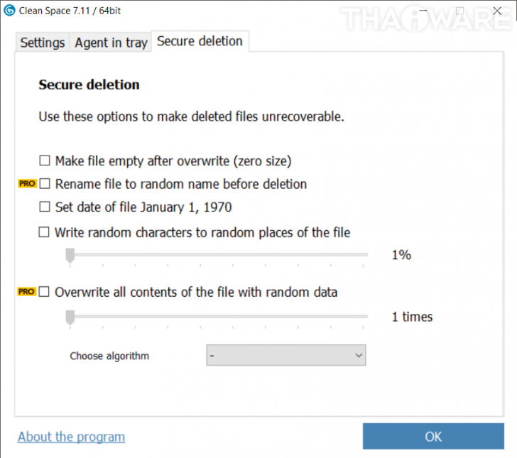 Clean Space (โปรแกรม Clean Space ล้างไฟล์ขยะ ช่วยเพิ่มเนื้อที่เก็บข้อมูลบนพีซี ฟรี) : 