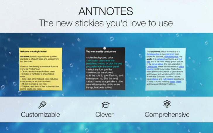 โปรแกรมจดโน้ตบนหน้าจอ Simple Antnotes